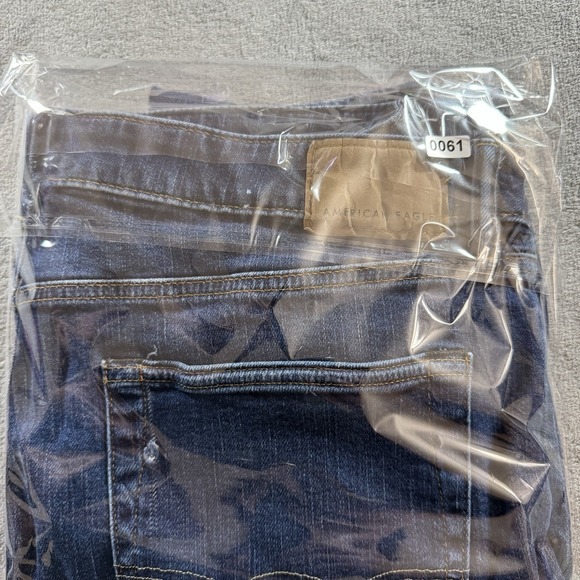 American Eagle AirFlex + Jeans Mens Size 36x32 Blue Bootcut Stretch  (M: 36x31) - Picture 9 of 12